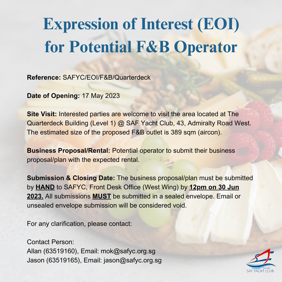 SAF YACHT CLUB (SAFYC) EXPRESSION OF INTEREST